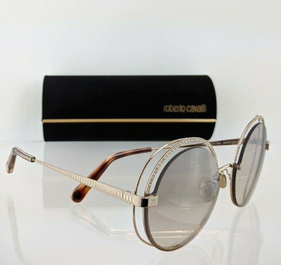 Brand New Authentic Roberto Cavalli Sunglasses RC 1101-F 32G 60mm Gold 1101