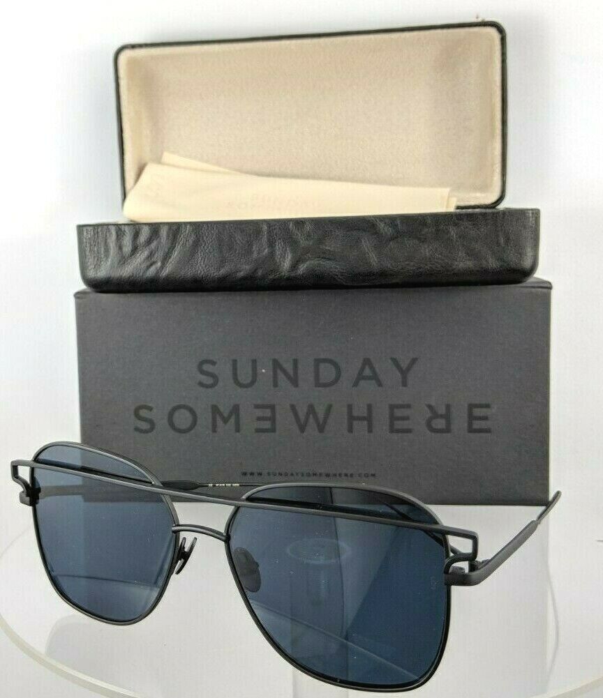 Brand New Authentic Sunday Somewhere Sunglasses Jesse 152 Blk 57Mm Frame