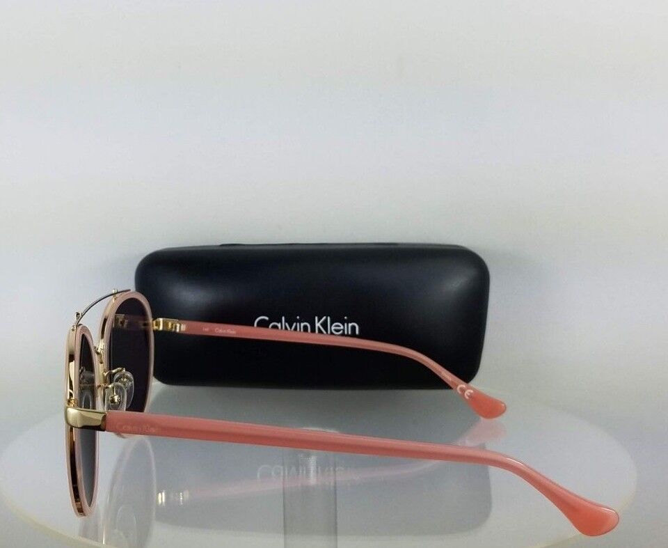 Brand New Authentic Calvin Klein Sunglasses CK 1225S 601 Pink Gold Frame