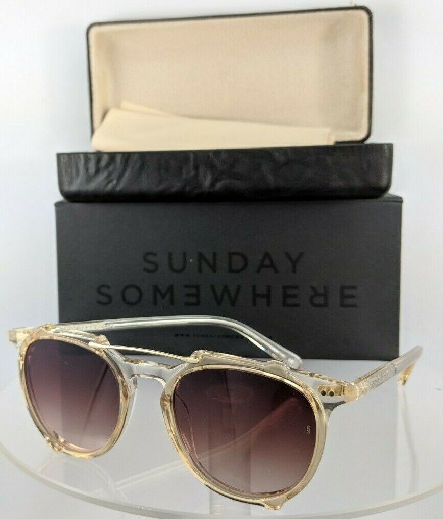 Brand New Authentic Sunday Somewhere Sunglasses Odin 168 Ale 50Mm Frame