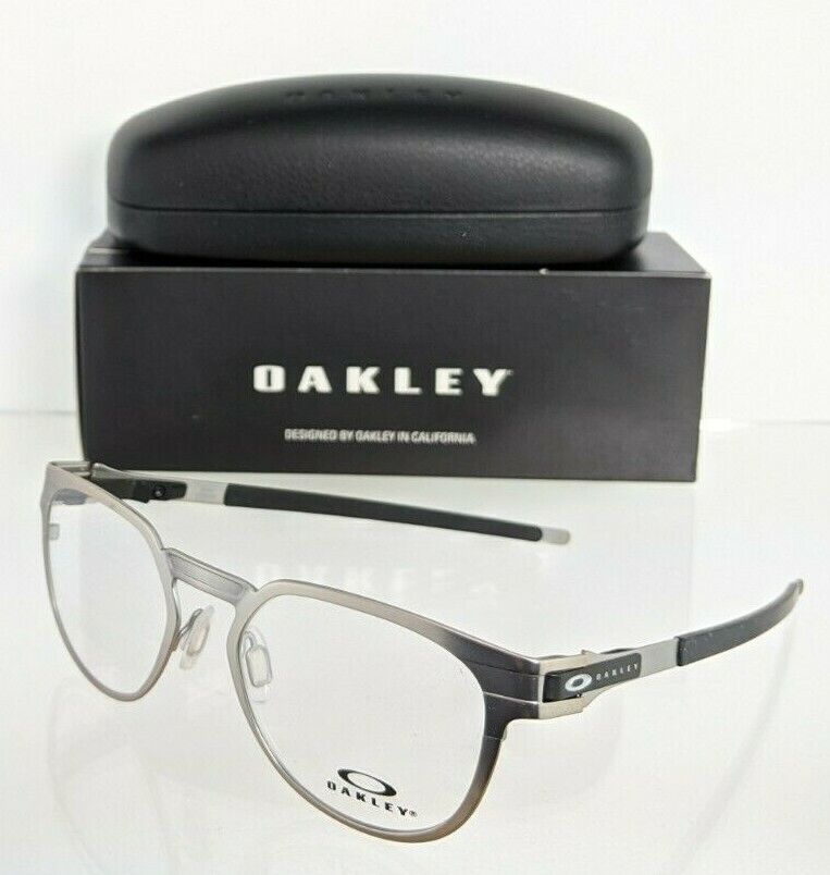 Brand New Authentic Oakley Eyeglasses OX3229 0350 Satin Chrome Titanium 3229