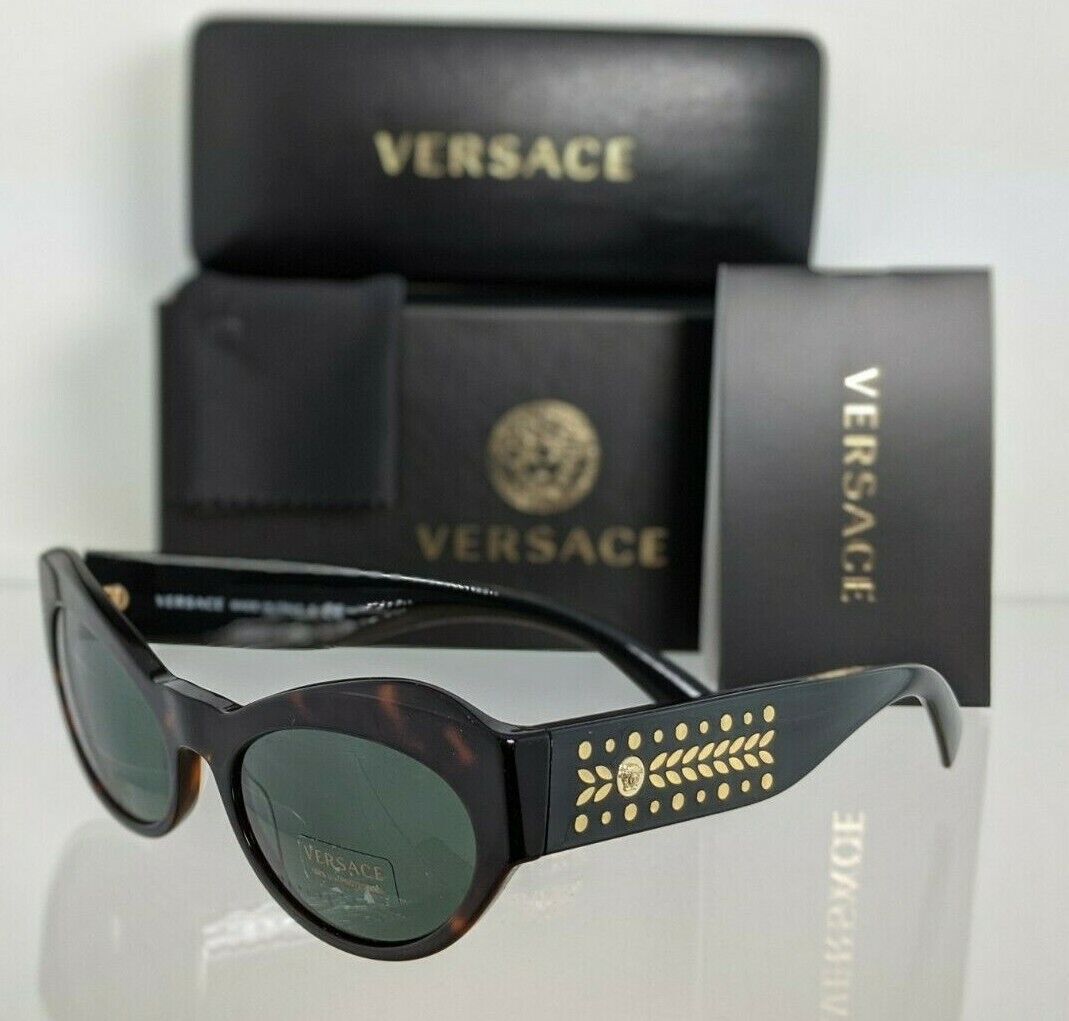 Brand New Authentic Versace Sunglasses Mod. 4356 108/71 54mm Dark Tortoise Gold