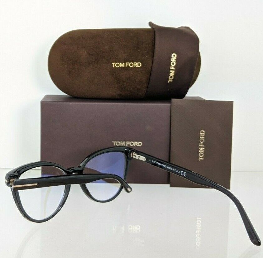 Brand New Authentic Tom Ford TF 5639 Eyeglasses 001 Frame FT 5639-B Blue Block
