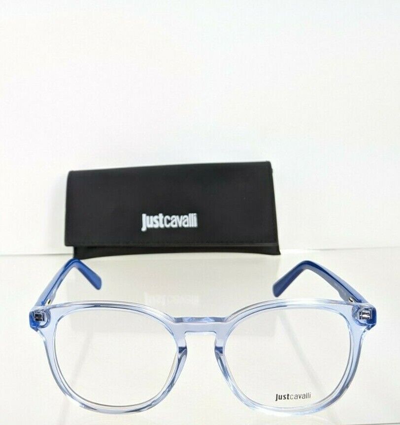 Brand New Authentic Just Cavalli Eyeglasses JC 5001 027 Blue Frame JC5001