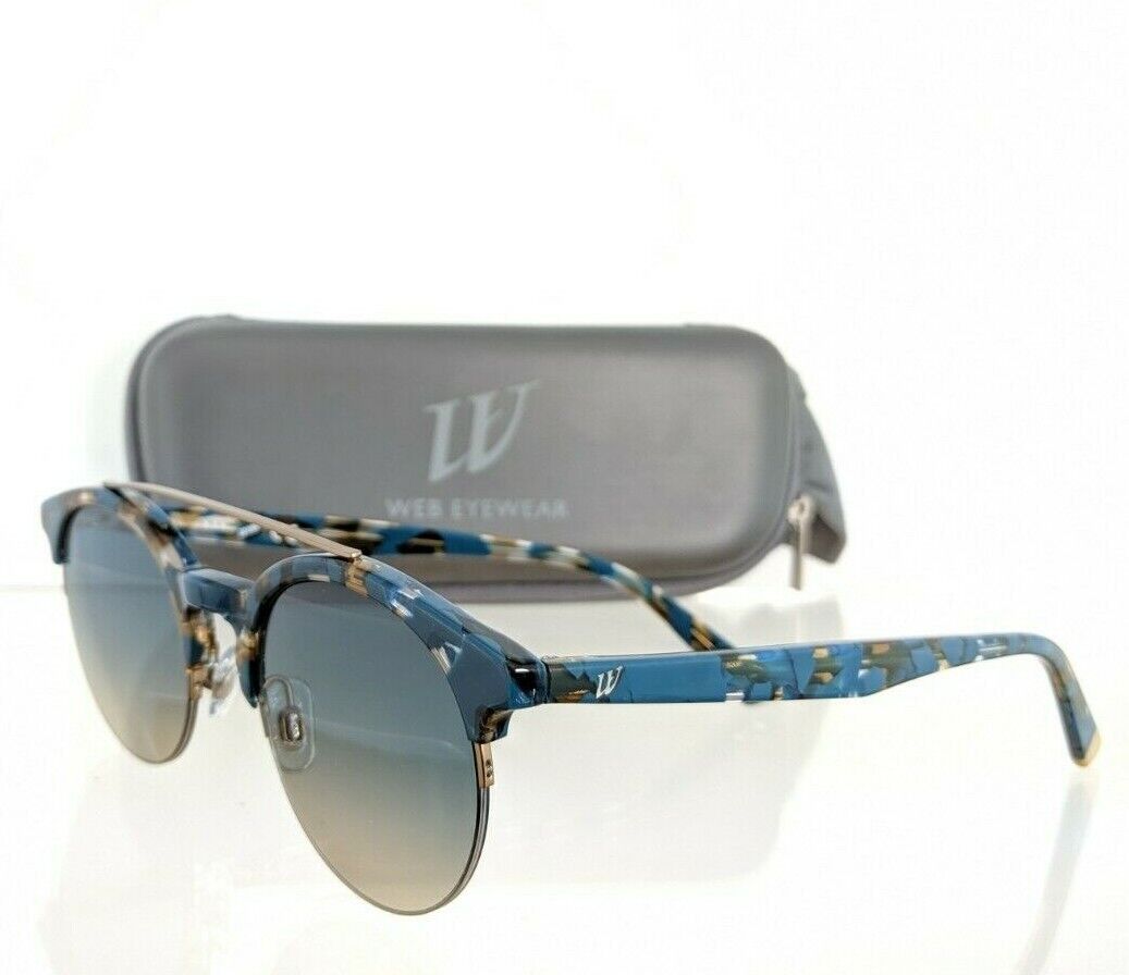 Brand New Authentic Web Sunglasses WE 0192 Col. 55W Blue 49mm Designer Frame