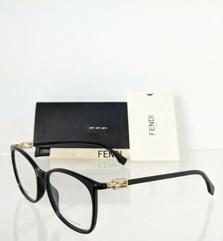 Brand New Authentic Fendi Eyeglasses 0461 807 56mm Black Frame 0461