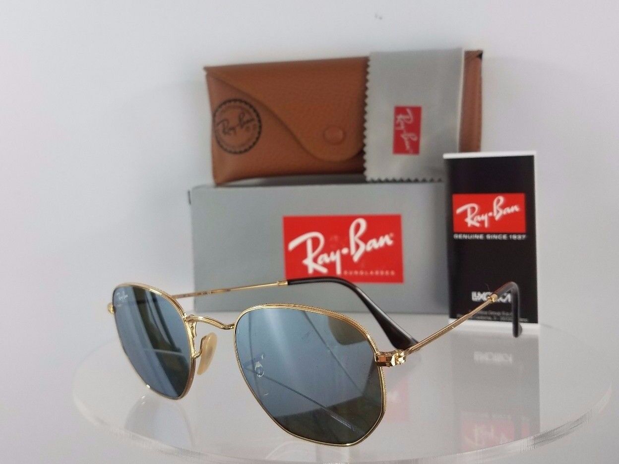 Ray Ban RB 3548 001 30 Gold Sunglasses