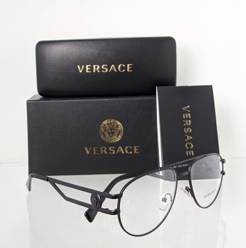 Brand New Authentic Versace Eyeglasses MOD. 1269 1009 55mm Black 1269 Frame