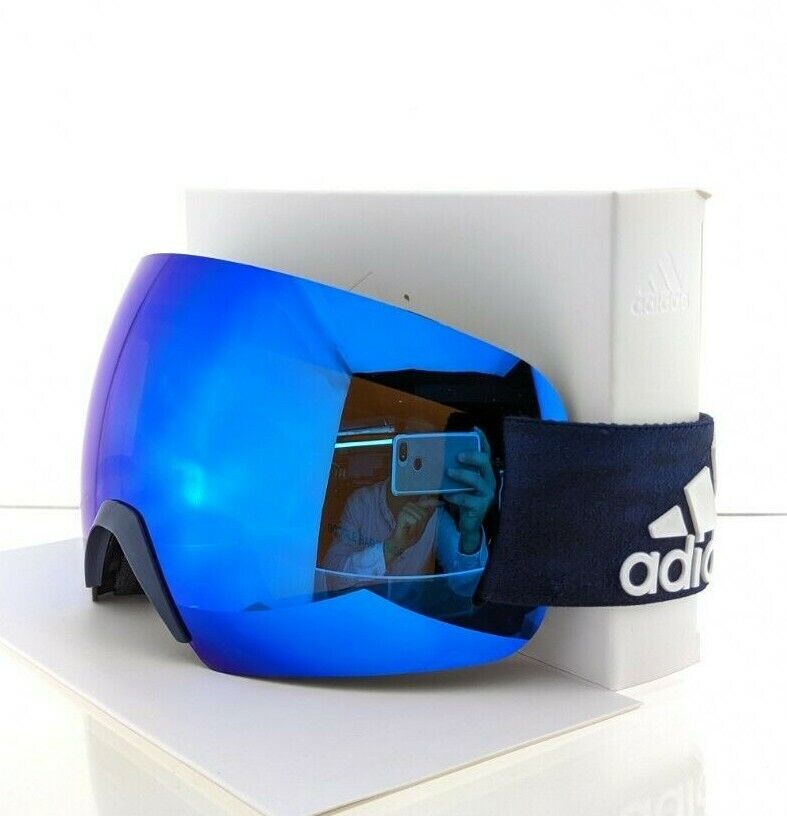 Brand New Authentic Adidas Ski Sport Goggles AD85/75 4500 00/00 Mystery Blue