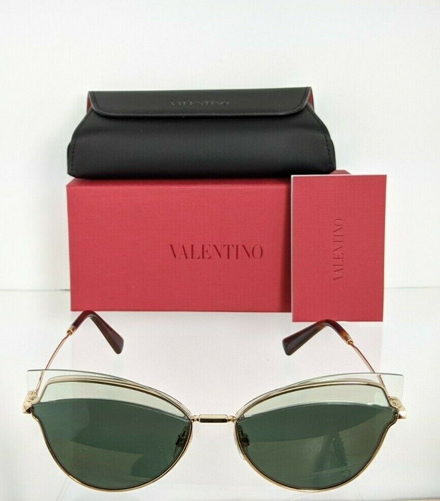 Brand New Authentic Valentino Sunglasses VA 2030 3002/71 Gold Frame