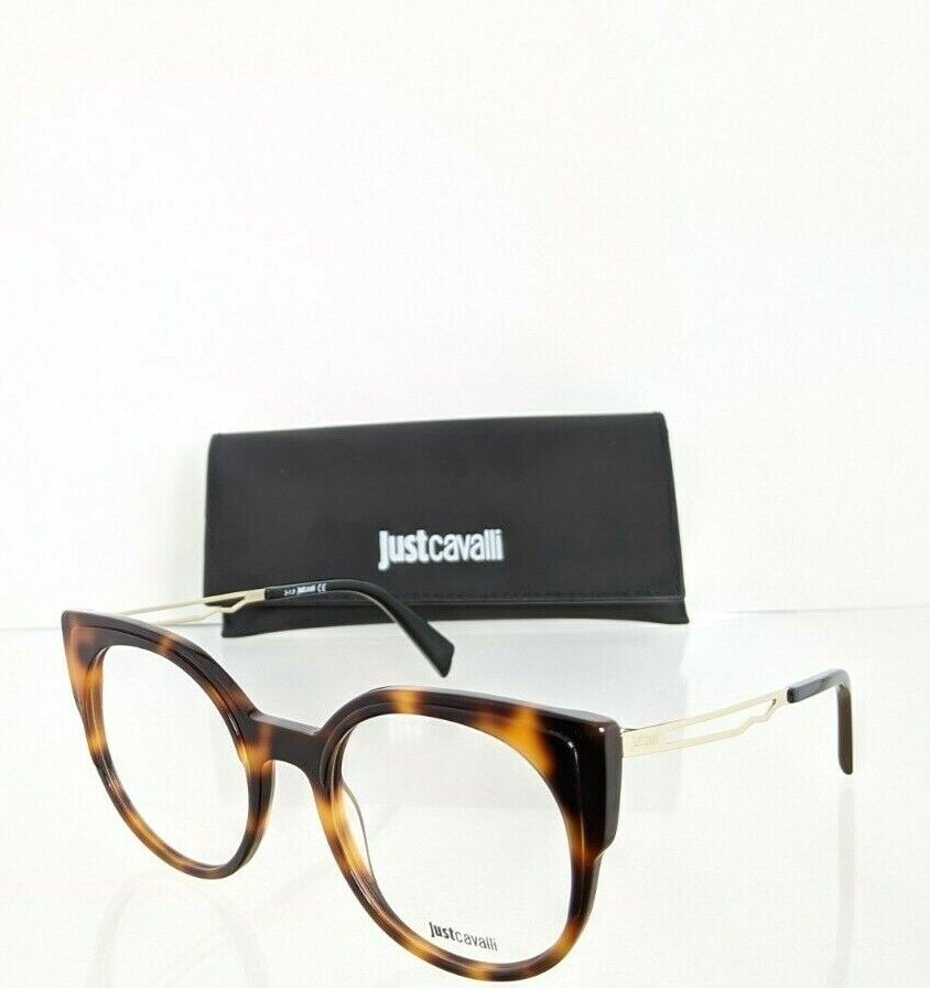 Brand New Authentic Just Cavalli Eyeglasses JC 0852 056 Tortoise Frame JC852