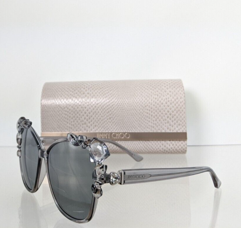 Brand New Authentic Jimmy Choo Sunglasses MYAS 9RQT4 Grey 59mm Frame MYA