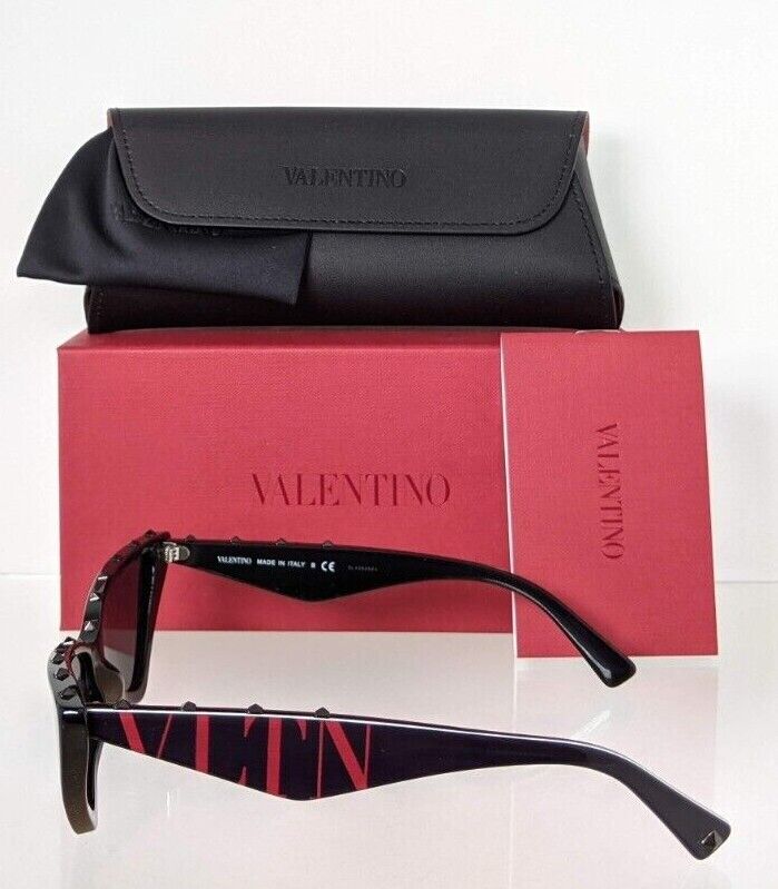 Brand New Authentic Valentino Sunglasses VA 4064 5001/87 Black Frame