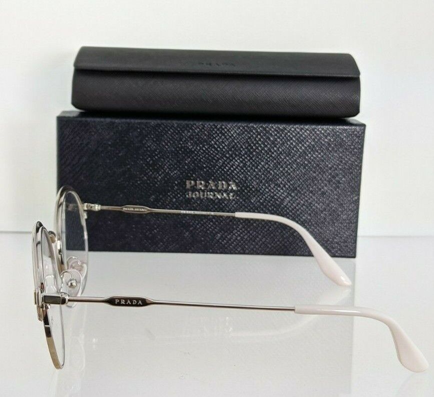 Brand New Authentic Prada Eyeglasses VPR 54V 272 - 1O1 Silver 51mm Frame