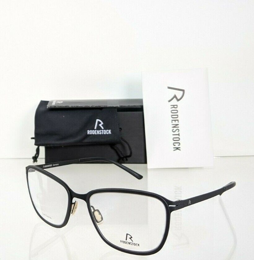 Brand New Authentic Rodenstock Eyeglasses R 2566 A Black 52mm Frame