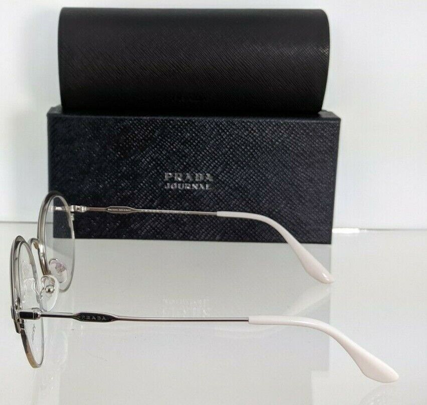Brand New Authentic Prada Eyeglasses VPR 54V 274 - 1O1 Silver 49mm Frame