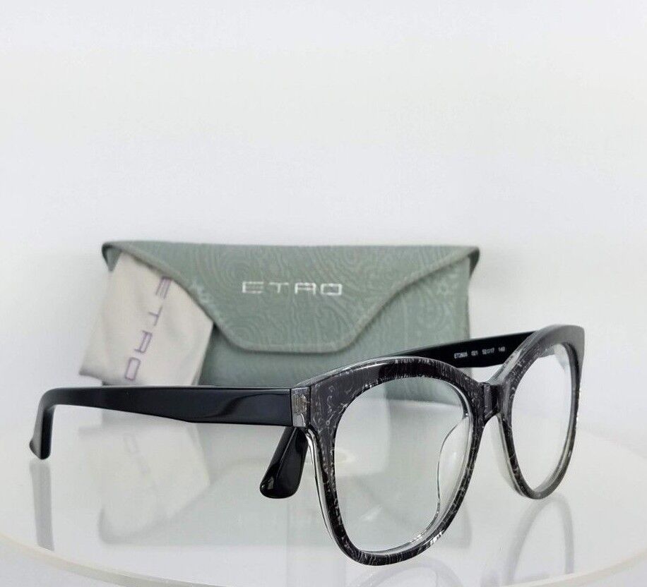 Brand New Authentic ETRO Eyeglasses ET2605 021 Black Frame 52mm