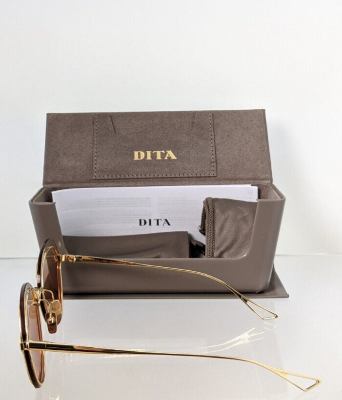 New Authentic Dita Sunglasses NIGHTBIRD - TWO DTS 519-58-03 Gold Frame