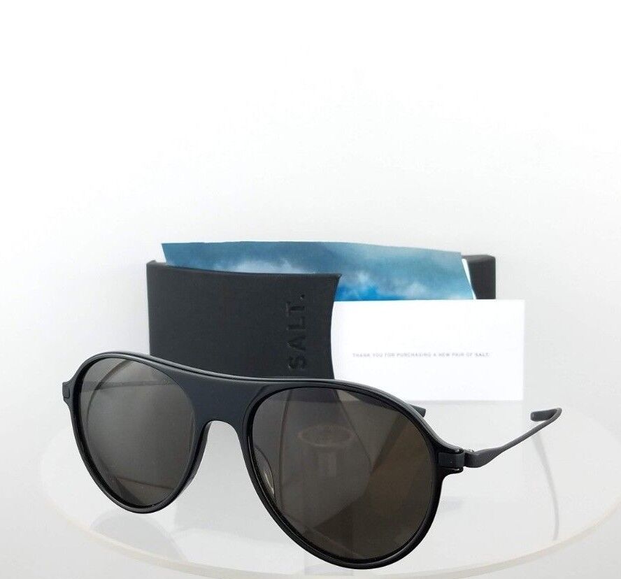 Brand New Authentic Salt Sunglasses St Hubbins Bk 55Mm Black Polarized Frame