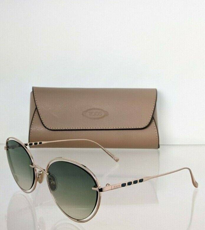 Brand New Authentic Tod's Sunglasses TO 264 28P 57mm Gold Frame TO264