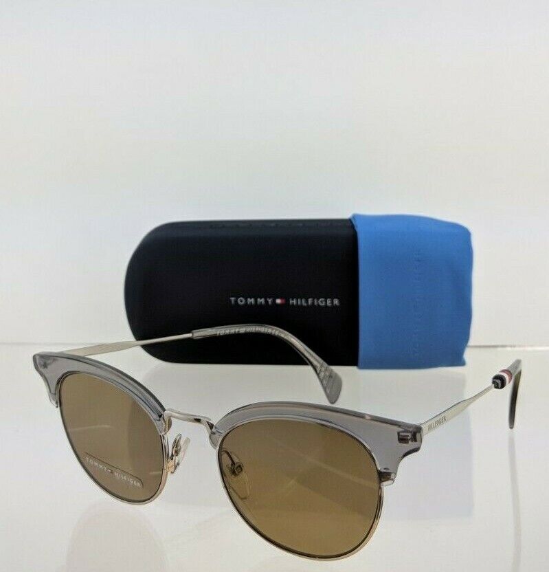 Brand New Authentic Tommy Hilfiger Sunglasses TH 1539/S KB770 Silver 1539 49mm