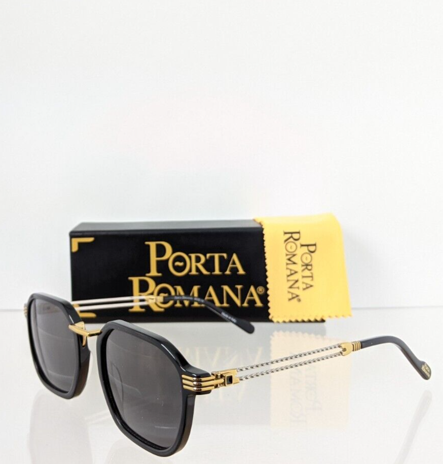 New Authentic Porta Romana Sunglasses MOD. 010 Col. 10B4 Vintage Frame