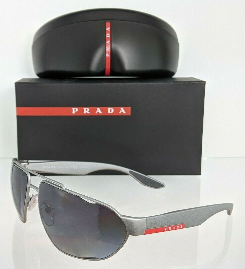 Brand New Authentic Prada SPS 56U 449 - 5W1 Sunglasses Gray Frame