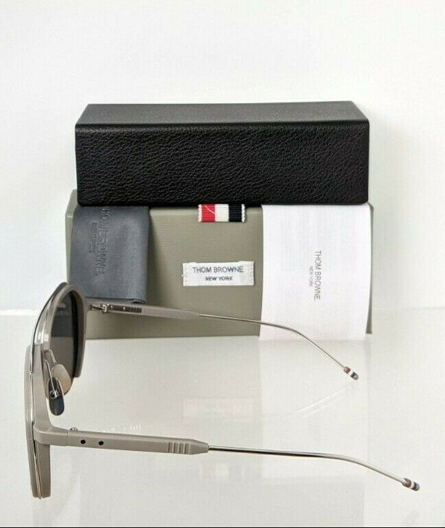 Brand New Authentic Thom Browne Sunglasses TB 810-56-02 SLV-GRY TBS810 Frame