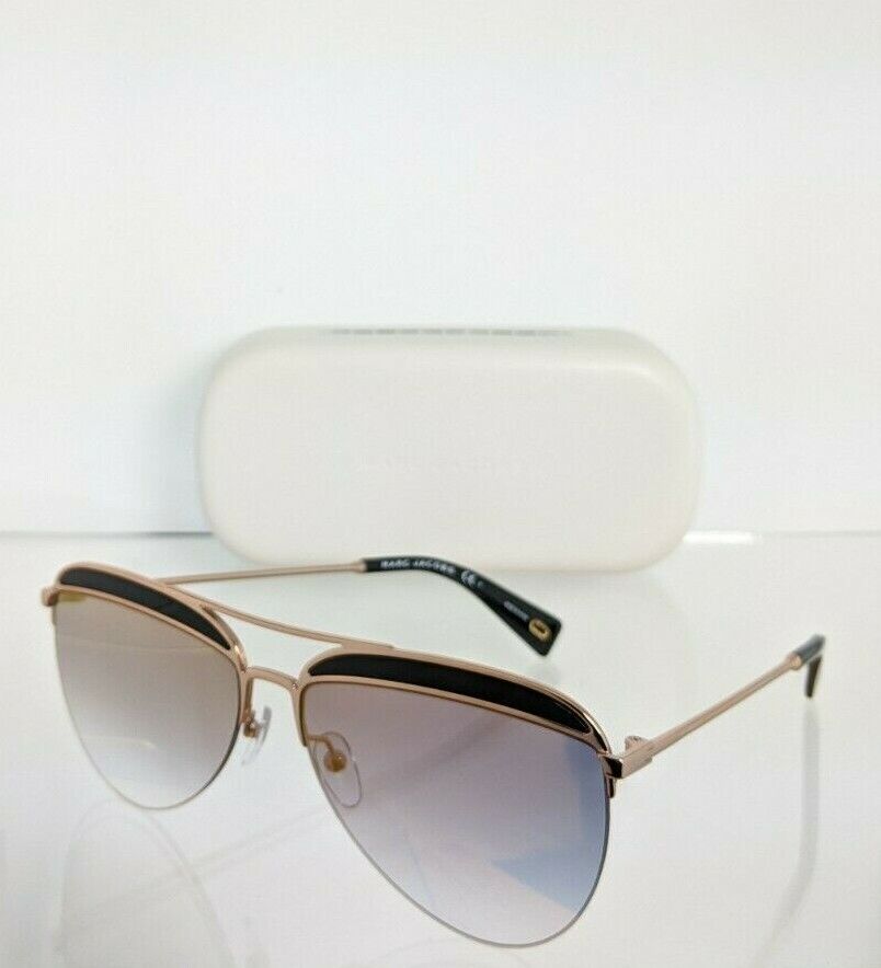 Brand New Authentic Marc Jacobs Sunglasses 268/S 807FQ Black Gold 268 Frame
