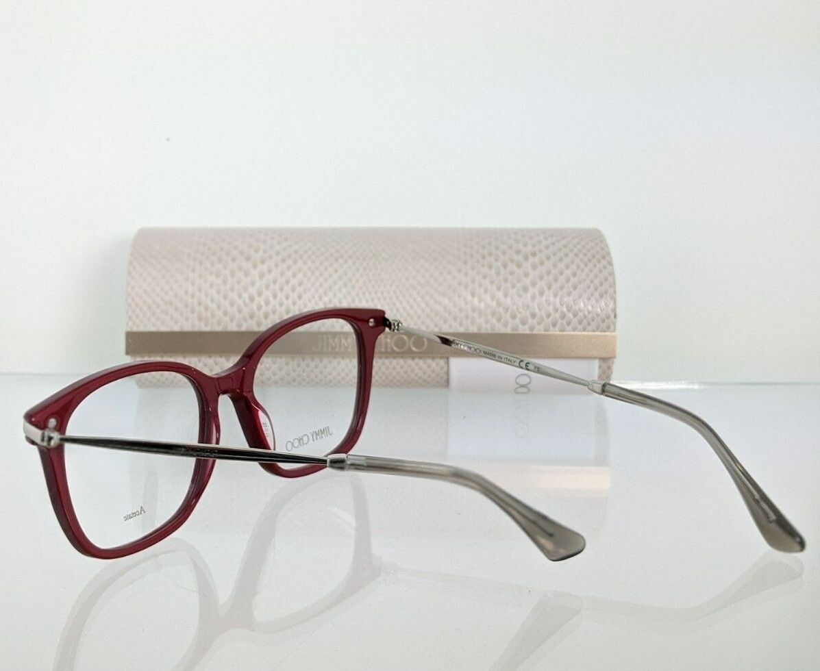 Brand New Authentic Jimmy Choo Eyeglasses 195 C9A Red Gold Frame