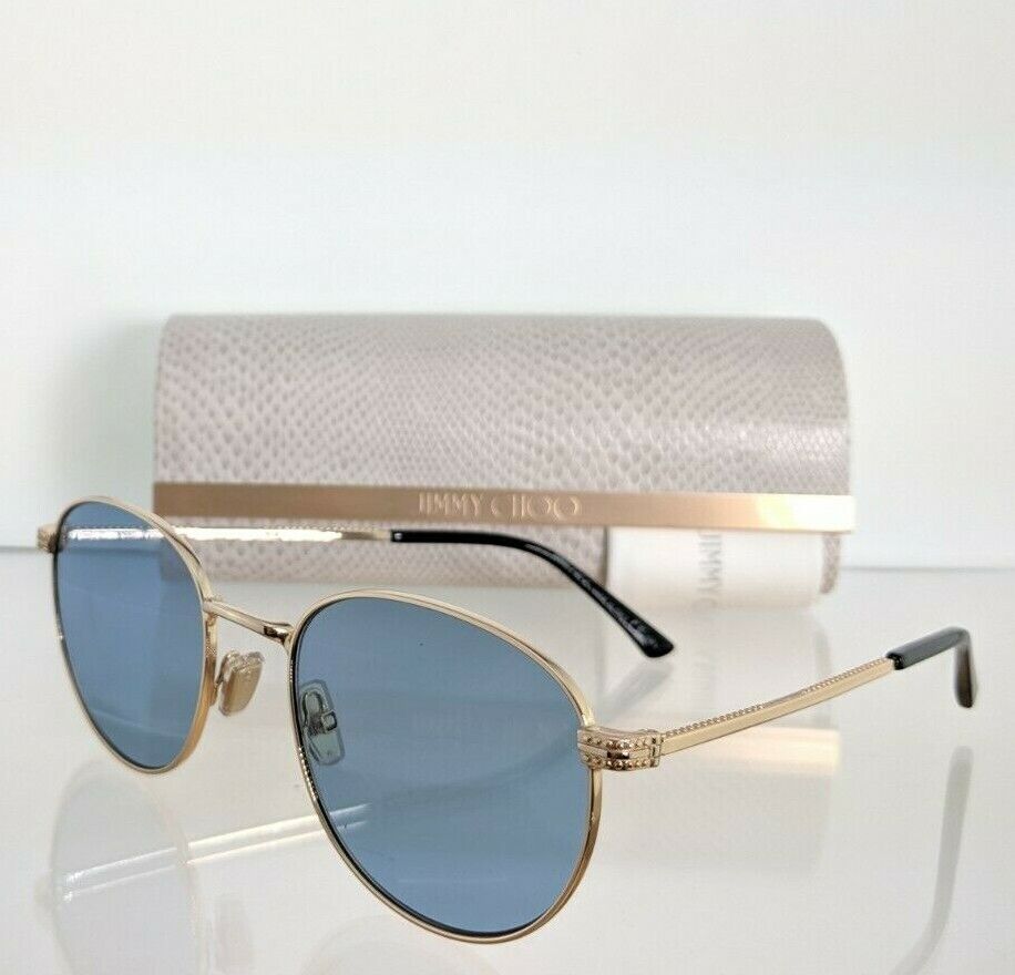 Brand New Authentic Jimmy Choo Sunglasses HENRI/S J5GKU Gold 53mm Frame HENRY