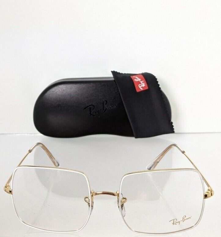 Brand New Authentic Ray Ban Eyeglasses RB 1971 3104 Square 51mm RB 1971-V Gold