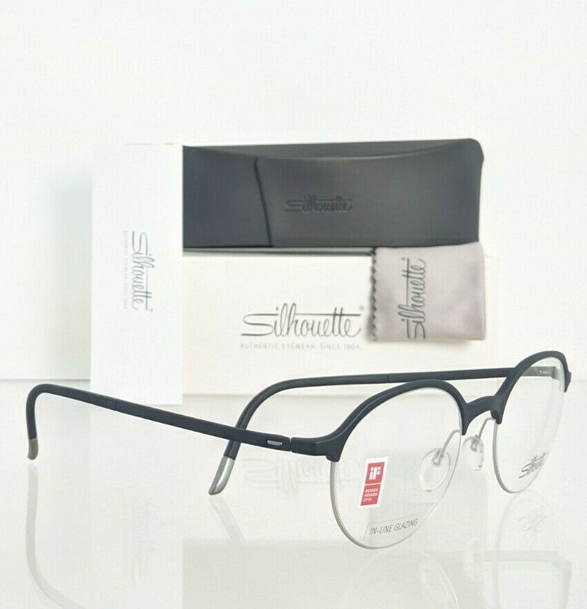 Brand New Authentic Silhouette Eyeglasses SPX 2910 75 9000 Titanium Frame 47mm