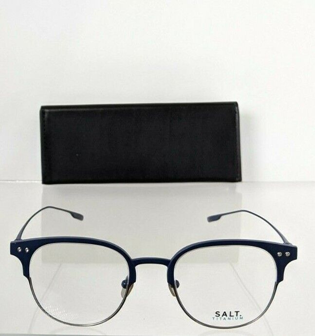 Brand New Authentic Salt Eyeglasses HOOPER AB/TEM Navy Frame 48mm