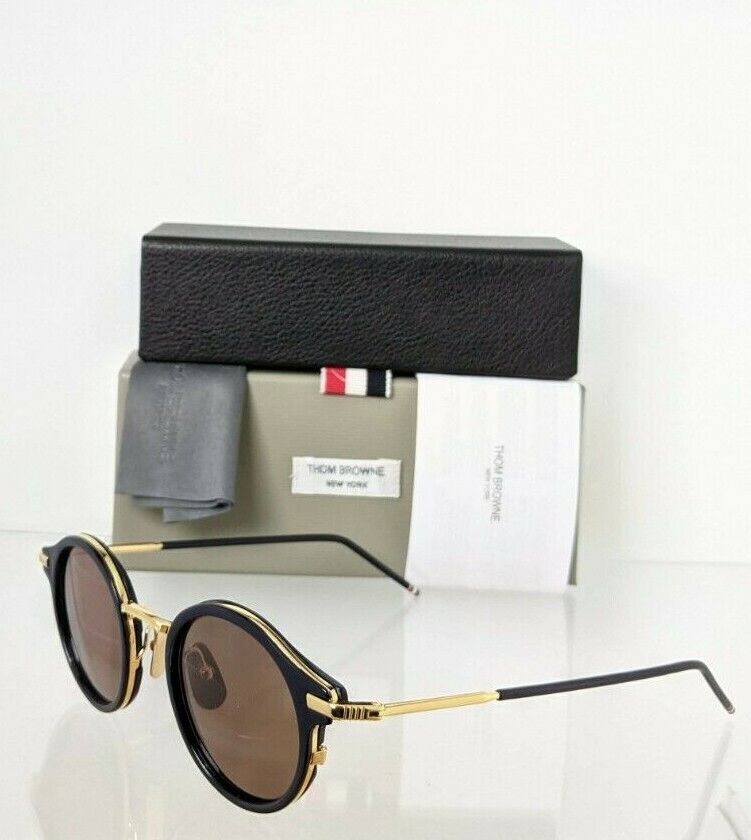 Brand New Authentic Thom Browne Sunglasses TBS 807-D-T Navy TB-807 Frame