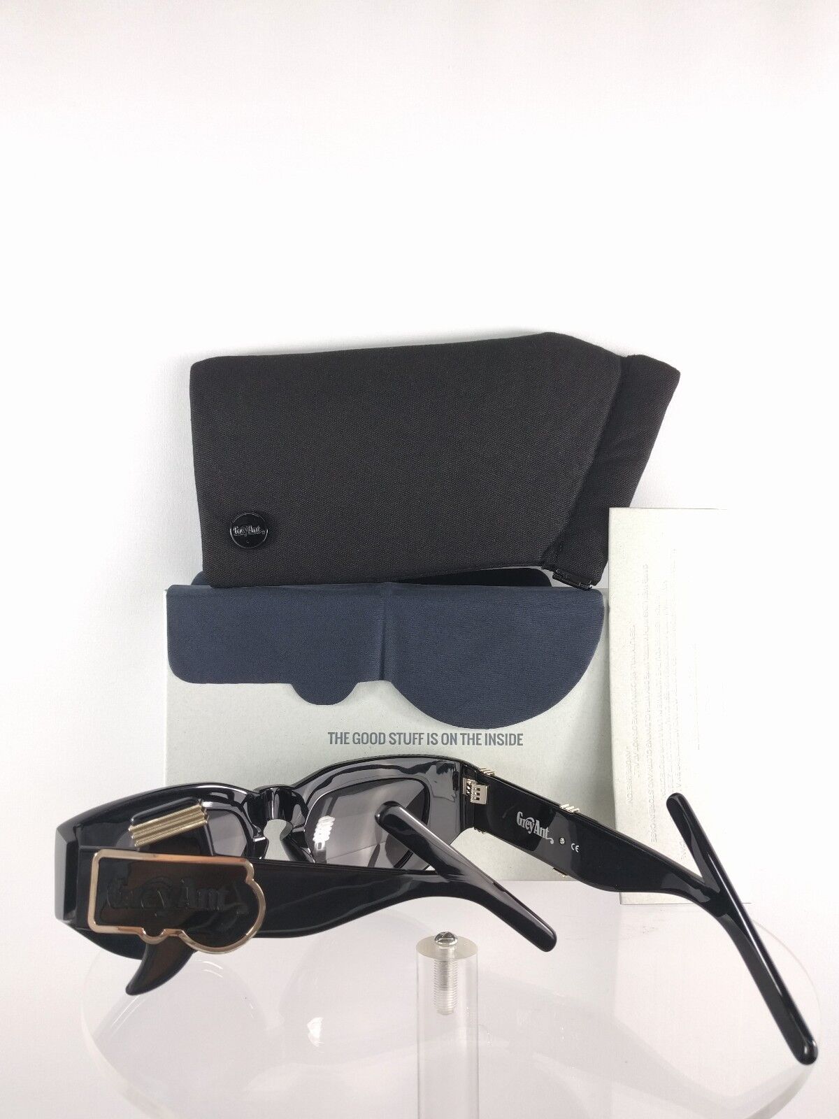 Brand New Authentic Grey Ant Sunglasses Carl Zeiss Optics Above Average Black
