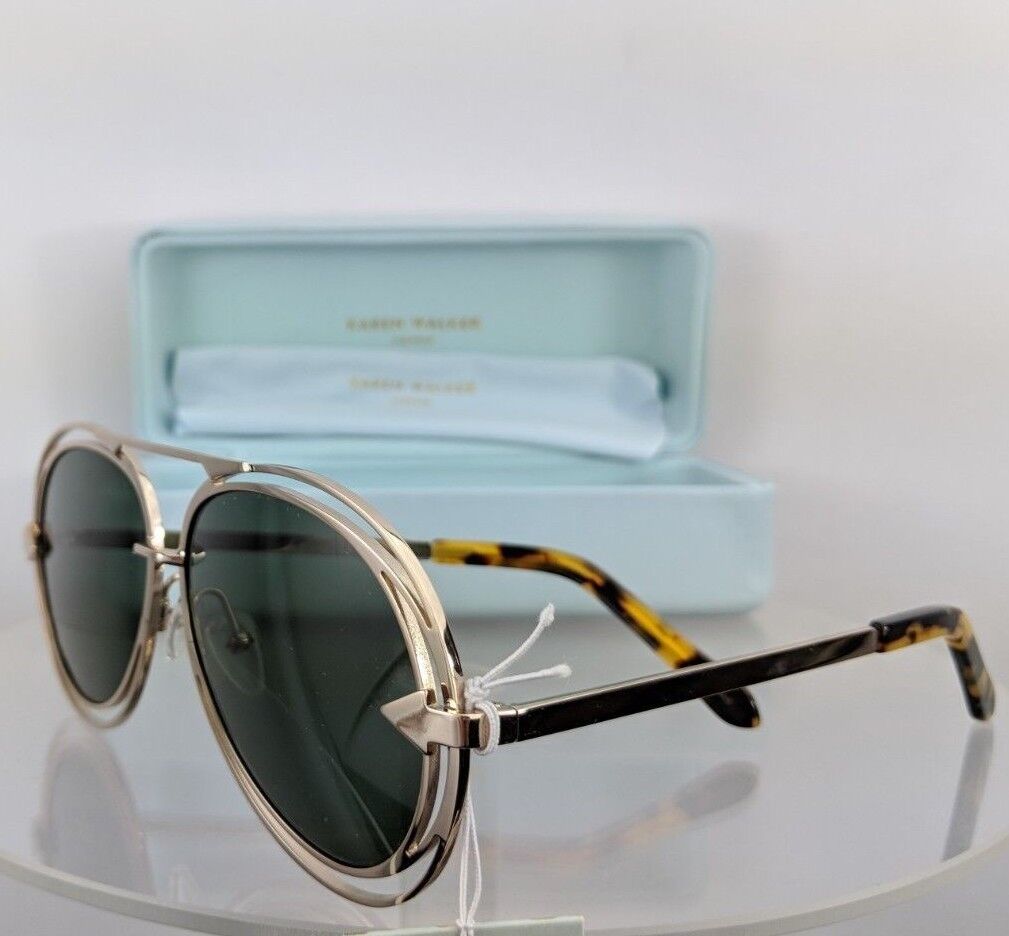 Brand New Authentic Karen Walker Sunglasses Jacques Light Gold Frame