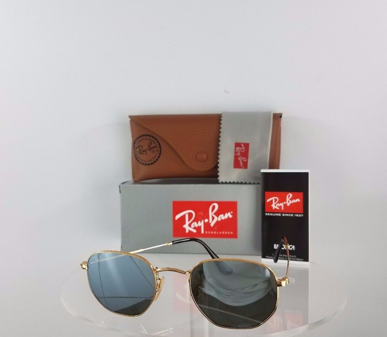Ray Ban RB 3548 001 30 Gold Sunglasses