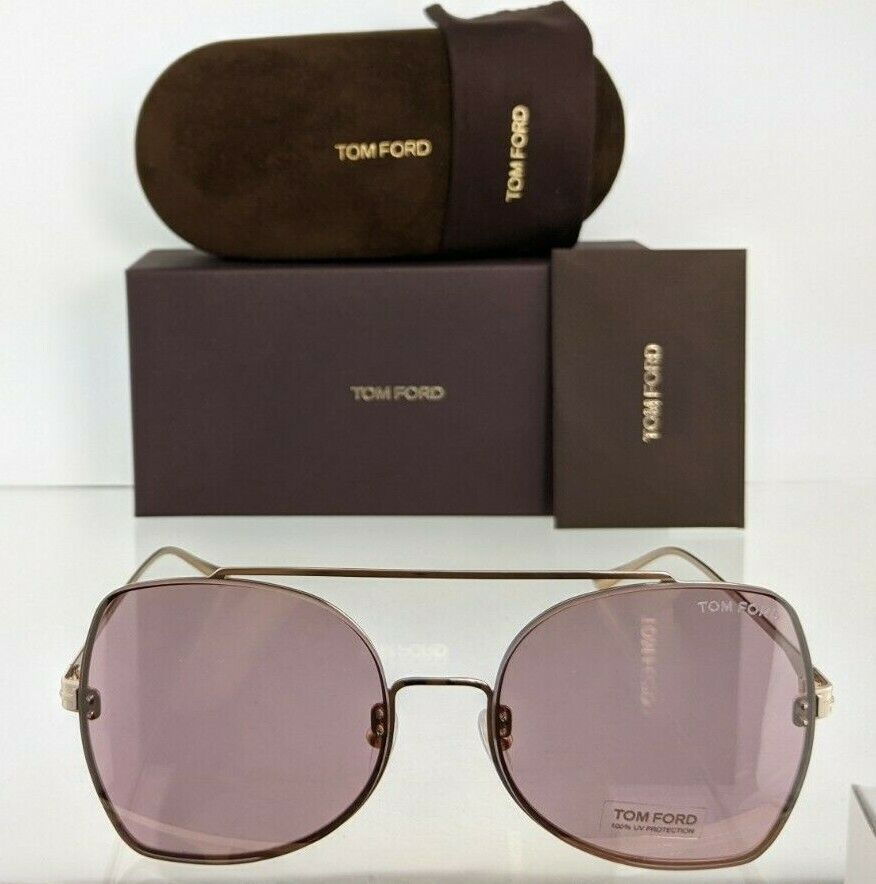 Brand New Authentic Tom Ford Sunglasses FT TF656 28Z Scout Frame TF 0656