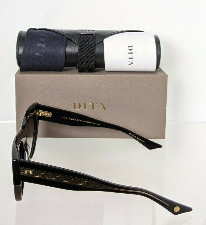 Brand New Authentic Dita Sunglasses BRAINDANCER DTS525-58-01 Black Frame