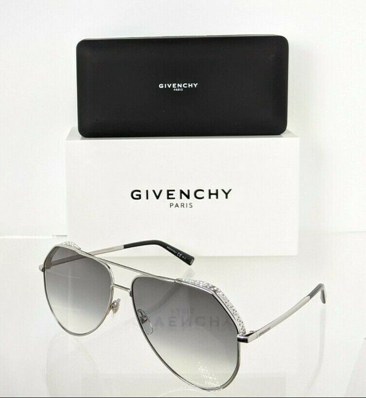 Brand New Authentic GIVENCHY GV 7185/S Sunglasses 0109O 7185 Silver Frame
