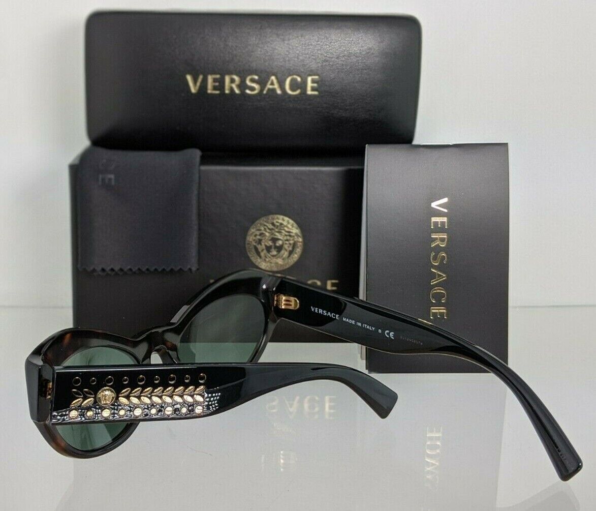 Brand New Authentic Versace Sunglasses Mod. 4356 108/71 54mm Dark Tortoise Gold