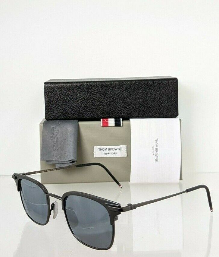Brand New Authentic Thom Browne Sunglasses TBS 102-B-T Black TB102 Frame