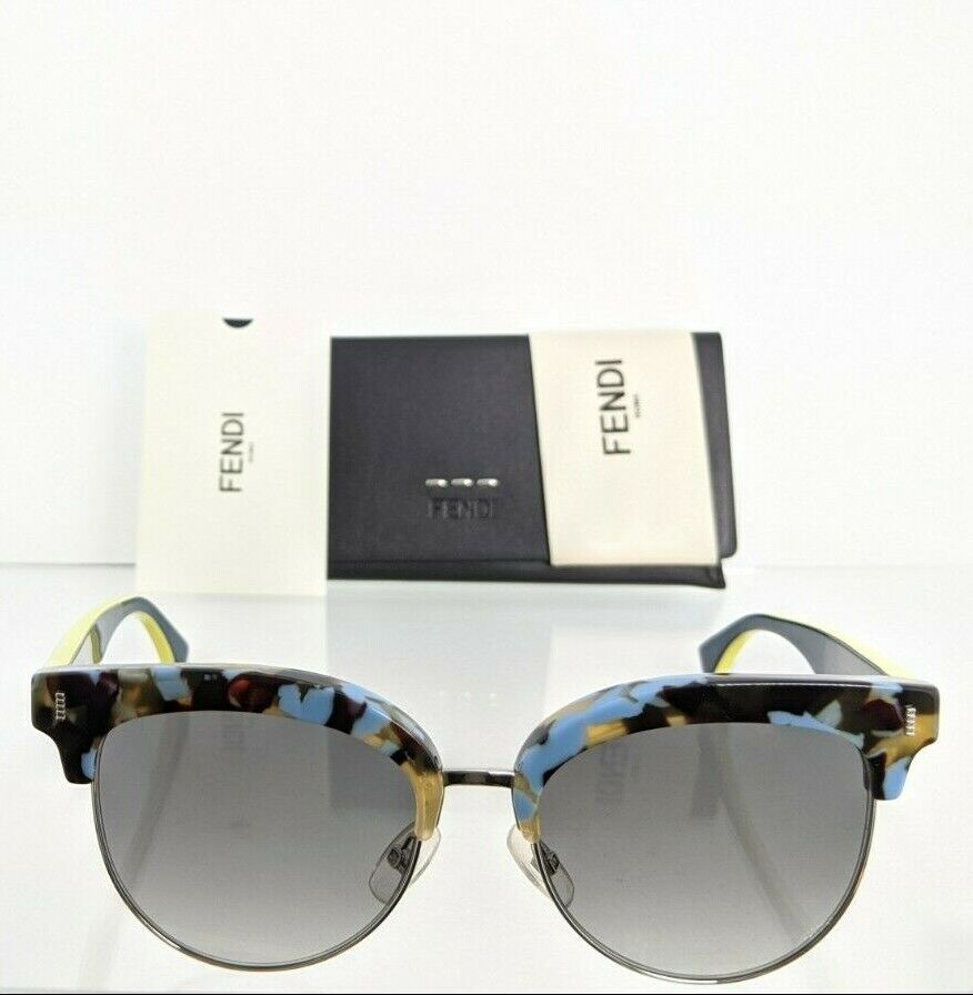 Brand New Authentic Fendi FF 0154/S Sunglasses Turquois Tortoise UDTVK 54mm 0154