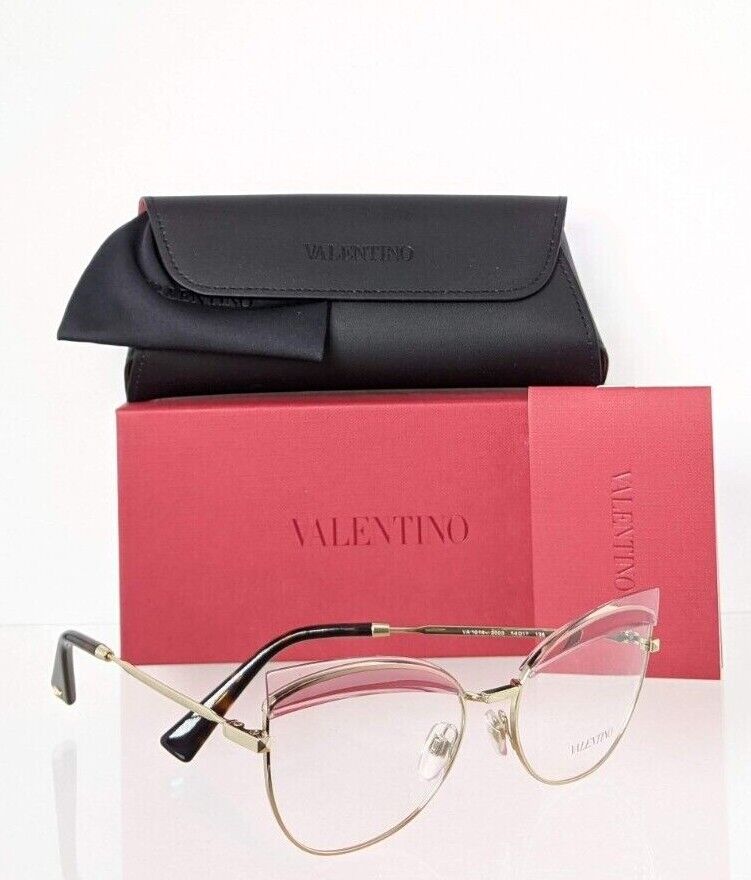 Brand New Authentic Valentino Eyeglasses VA 1014 3003 54mm Pink & Gold Frame