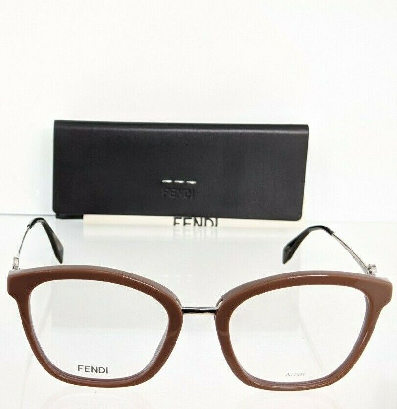 Brand New Authentic Fendi Eyeglasses FF 0307 09Q Beige 50mm Frame FF0307