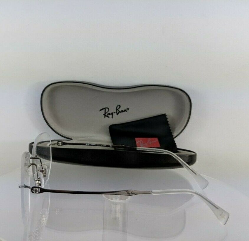 Brand New Authentic Ray Ban Eyeglasses Rb 8754 1000 52Mm Gunmetal Frame R8754