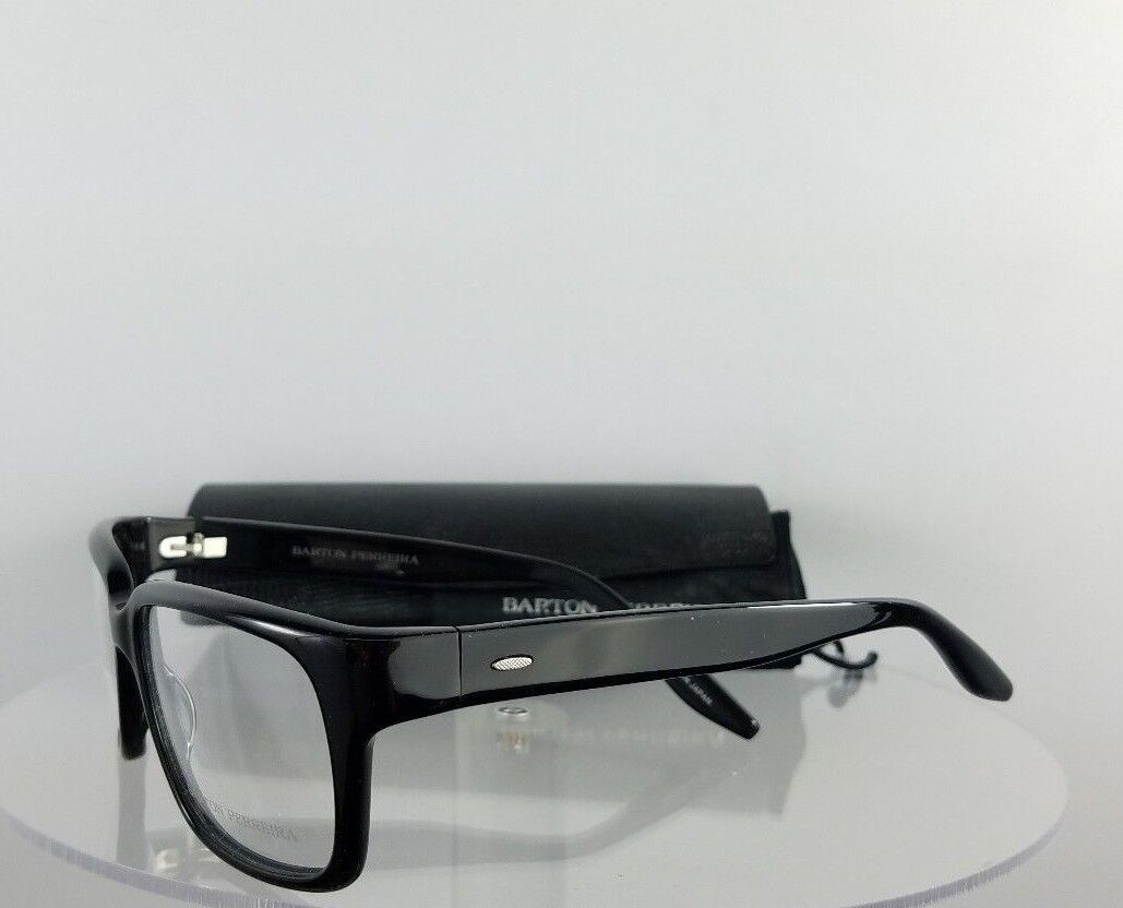 Brand New Authentic Barton Perreira Eyeglasses Duran Black Frame 55mm