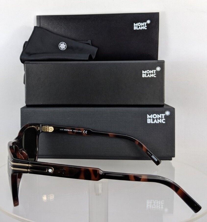 Brand New Authentic Mont Blanc Sunglasses MB 641/S 52Q Frame 55mm Tortoise 56mm