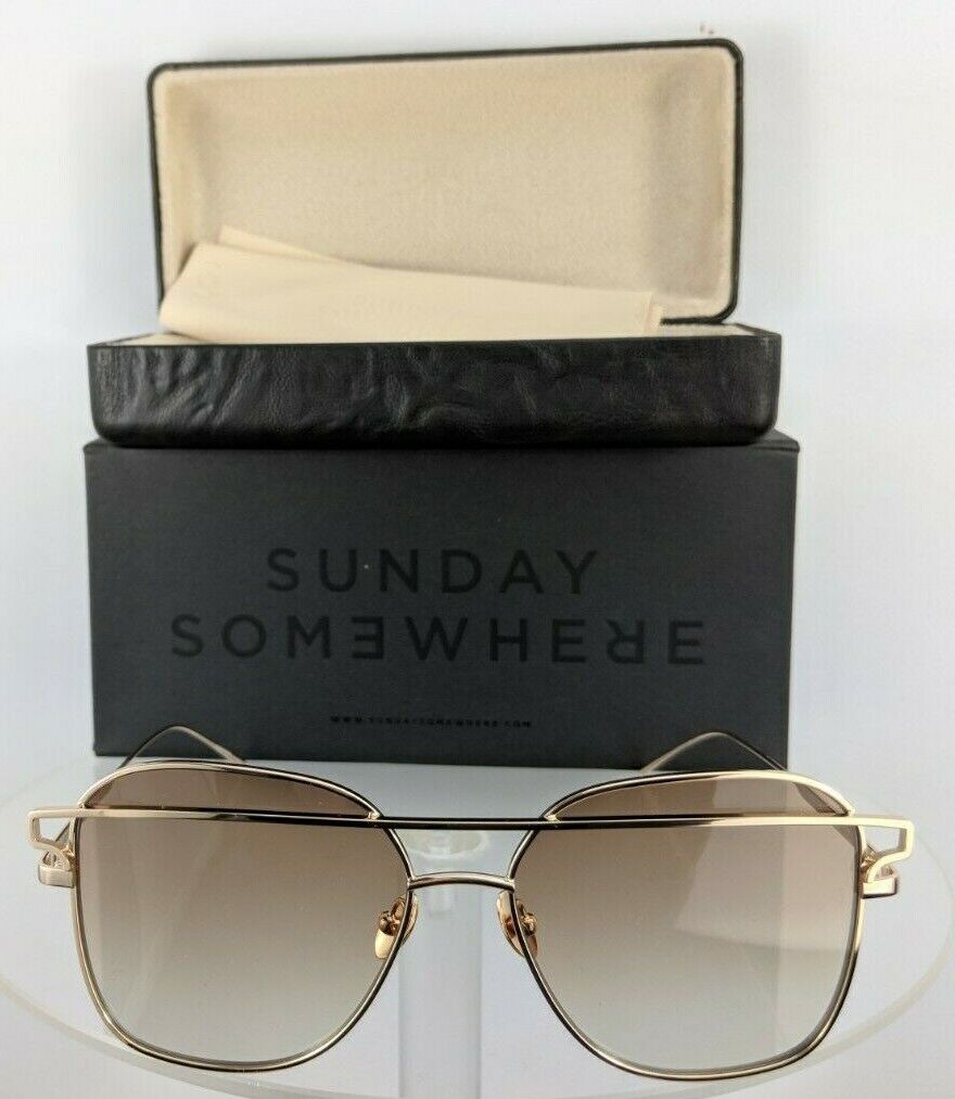 Brand New Authentic Sunday Somewhere Sunglasses Jesse 152 Wgo 57Mm Frame
